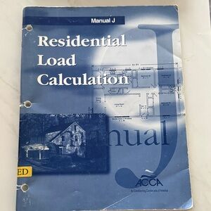 ACCA Residential Load Calculation Manual